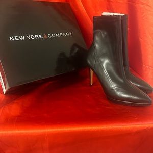 Brand new black booties from New York & Company